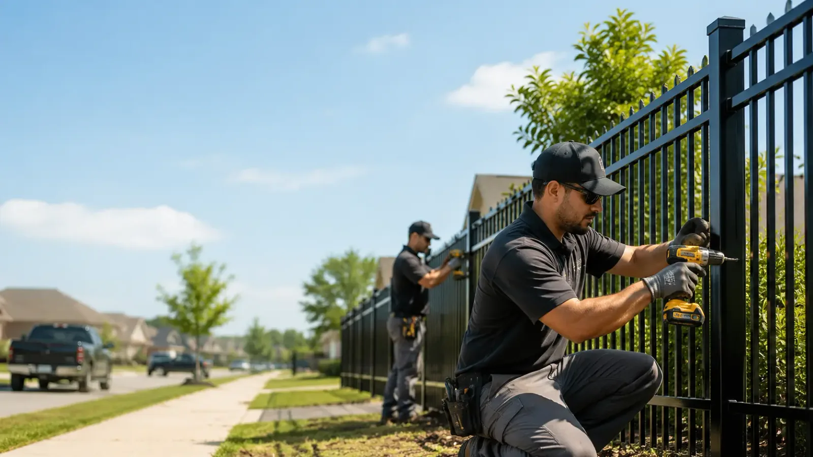 Metal Fence Installation in Edinburg, VA